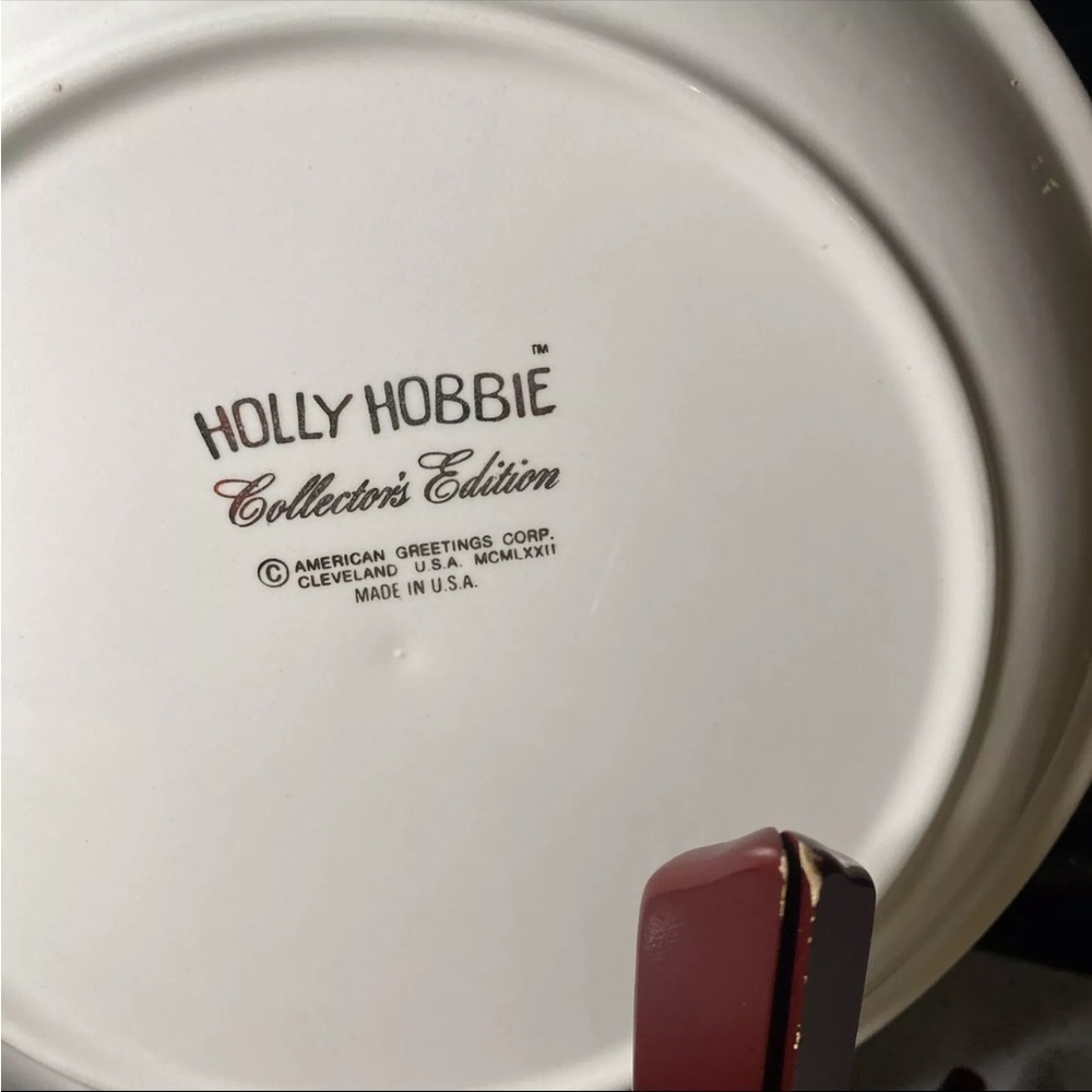 vintage Vintage (1970’s) Holly Hobbie Collector’s‎ Edition 10” Decorative Plate - Picture 4 of 6
